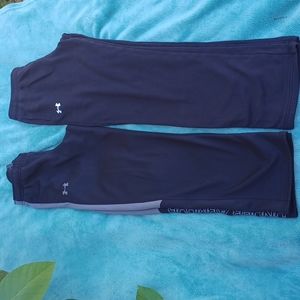 2 Under Armour boy's sweatpants size L color black/gray